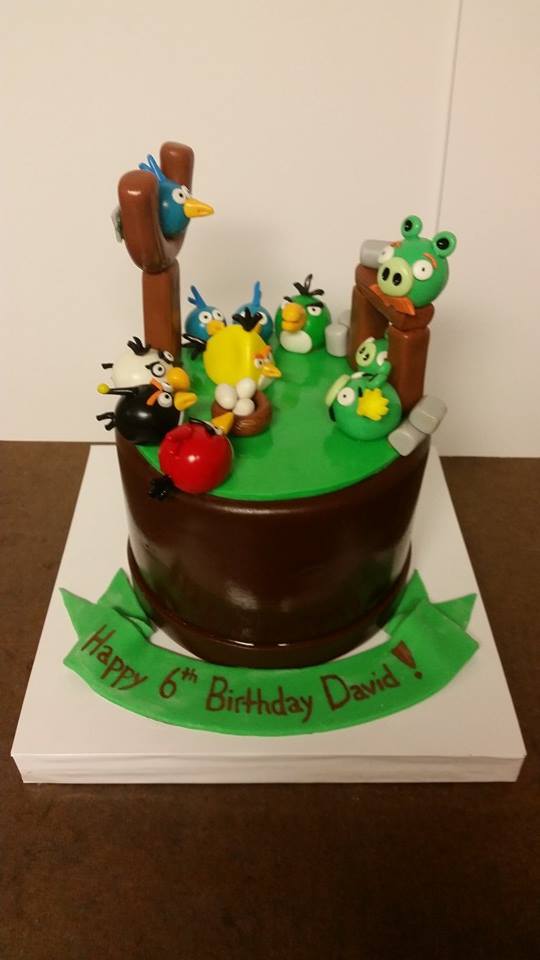 Picture of angry birds cake html