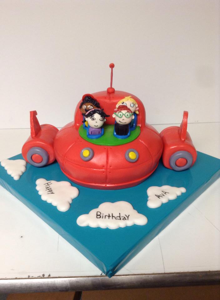 Picture of spaceship cake html