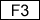 The F 3 Key: Third on the row of grey keys.