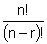 nPr formula