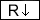 The R Down Key: Row 3, Column 3