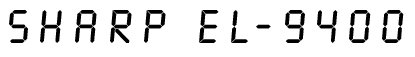Sharp E L - 9400 