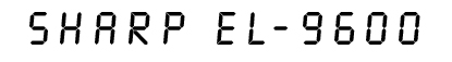 Sharp E L - 9600 