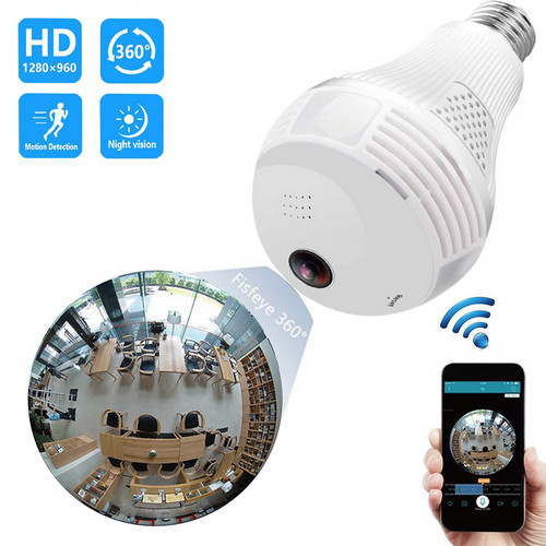 Camera ngụy trang wifi bóng đèn điện Camera ngụy trang wifi bóng đèn điện