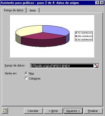 Asistente para gr�ficos Paso 2