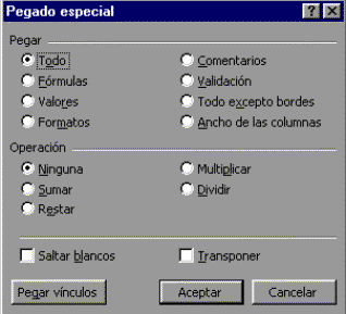 Pegado especial