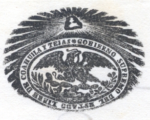 SELLO DE COAHUILA Y TEJAS