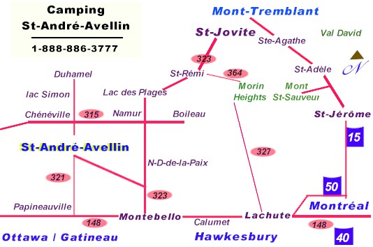 Click here to get the map of St-Andre-Avellin