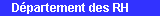 D�partement Ressources Humaines