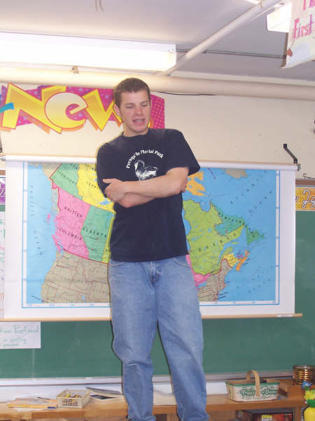Dean Burke, the host