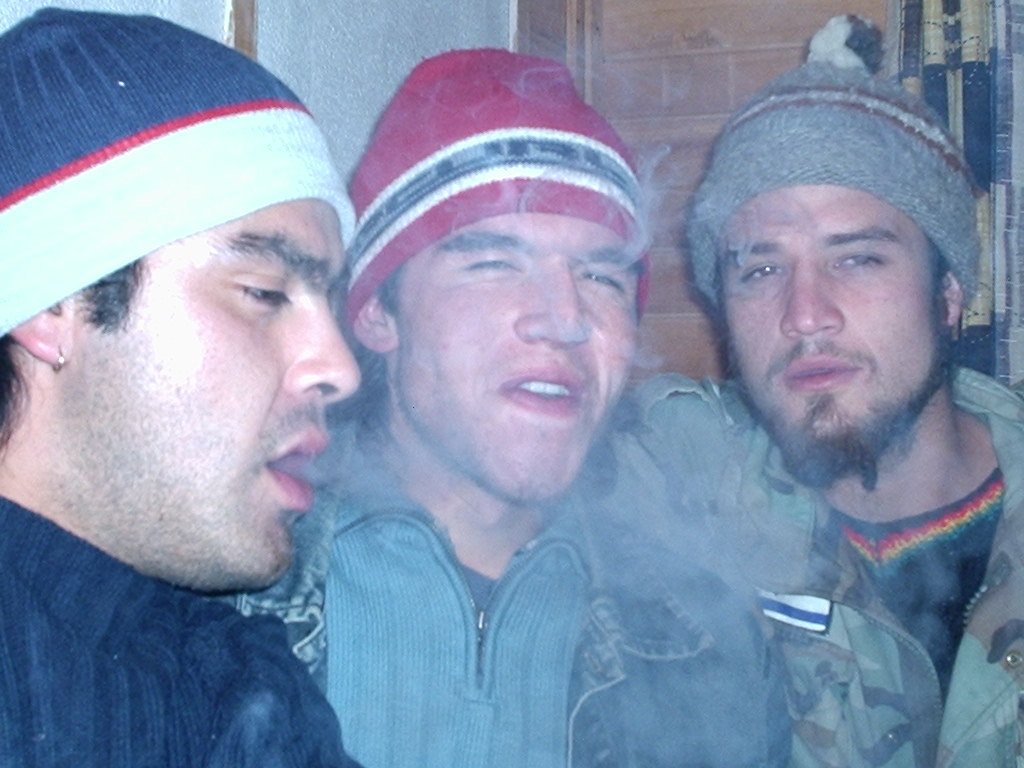 Smoking Ganja