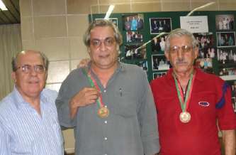 Gisberto Gestosa e Manoel Neves (medalhas de bronze)