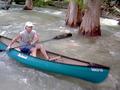 Drew in canoe