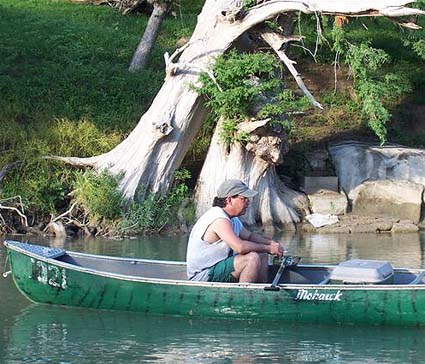 drew's old canoe