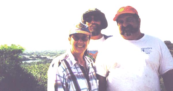 fred, del, bruce at llano river overlook