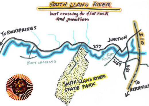 map of llano river