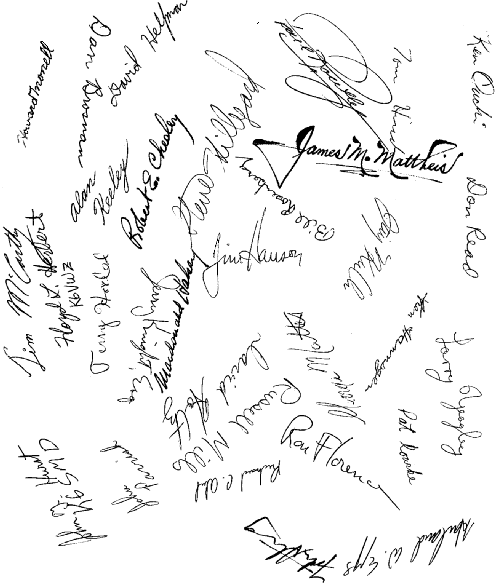 all the signatures