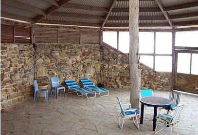 Sheltered outdoor BBQ spaces