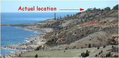 position of cottage