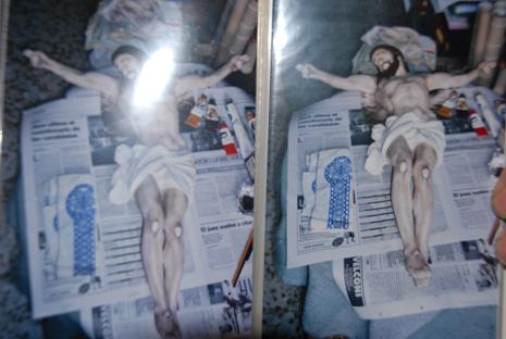 Cruz Gu�a en proceso de restauraci�n