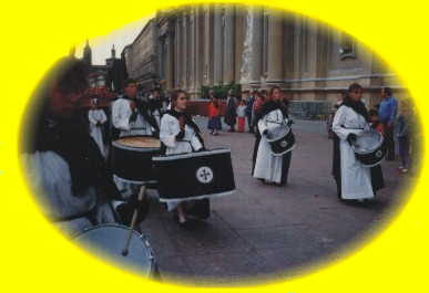 Cofrad�a del Sant�simo Rosario de Nuestra Se�ora del Pilar, percursora de la actual Cofrad�a de la Humillaci�n.