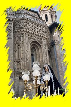 La Virgen a su paso por La Seo.