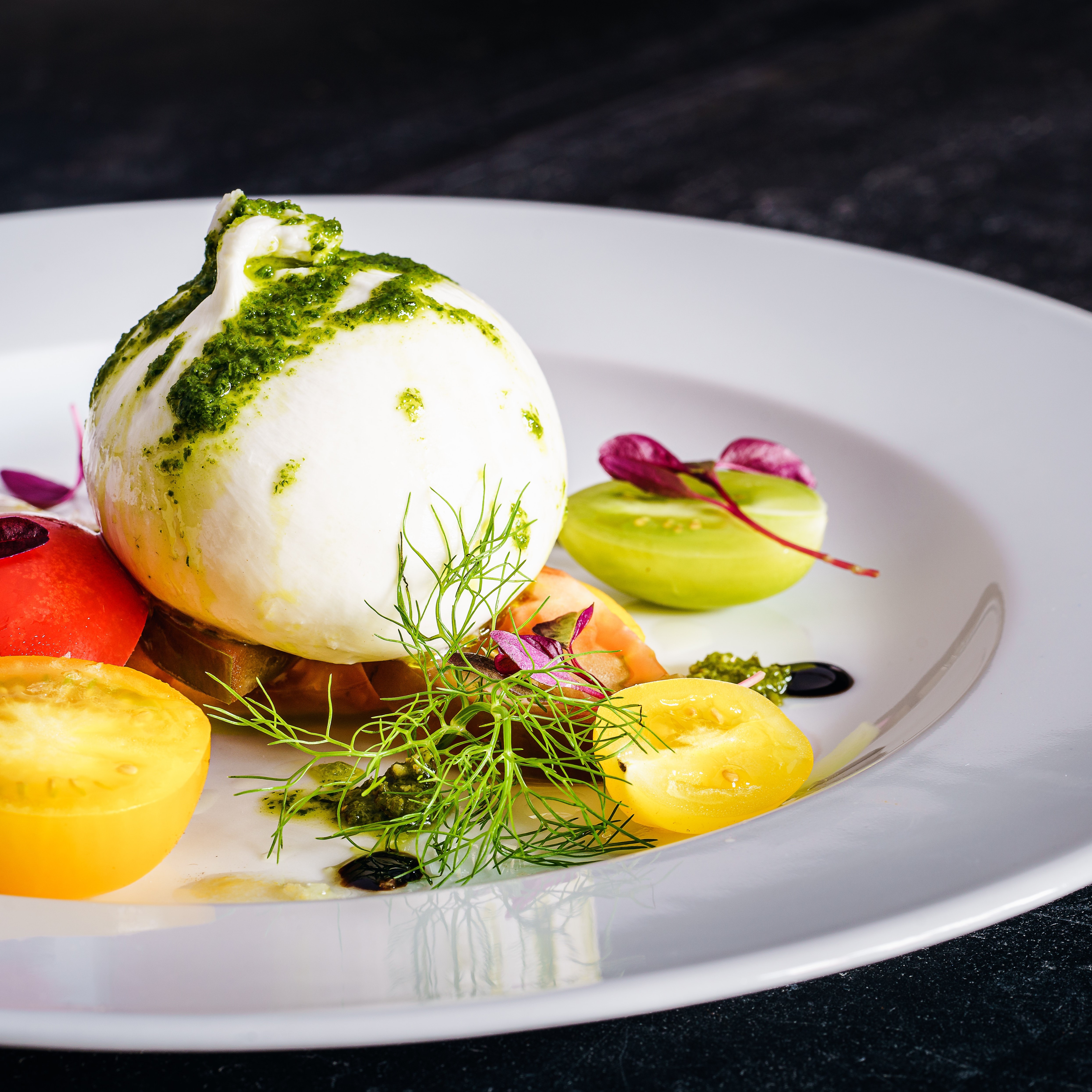 Appetizer image with cheese dish