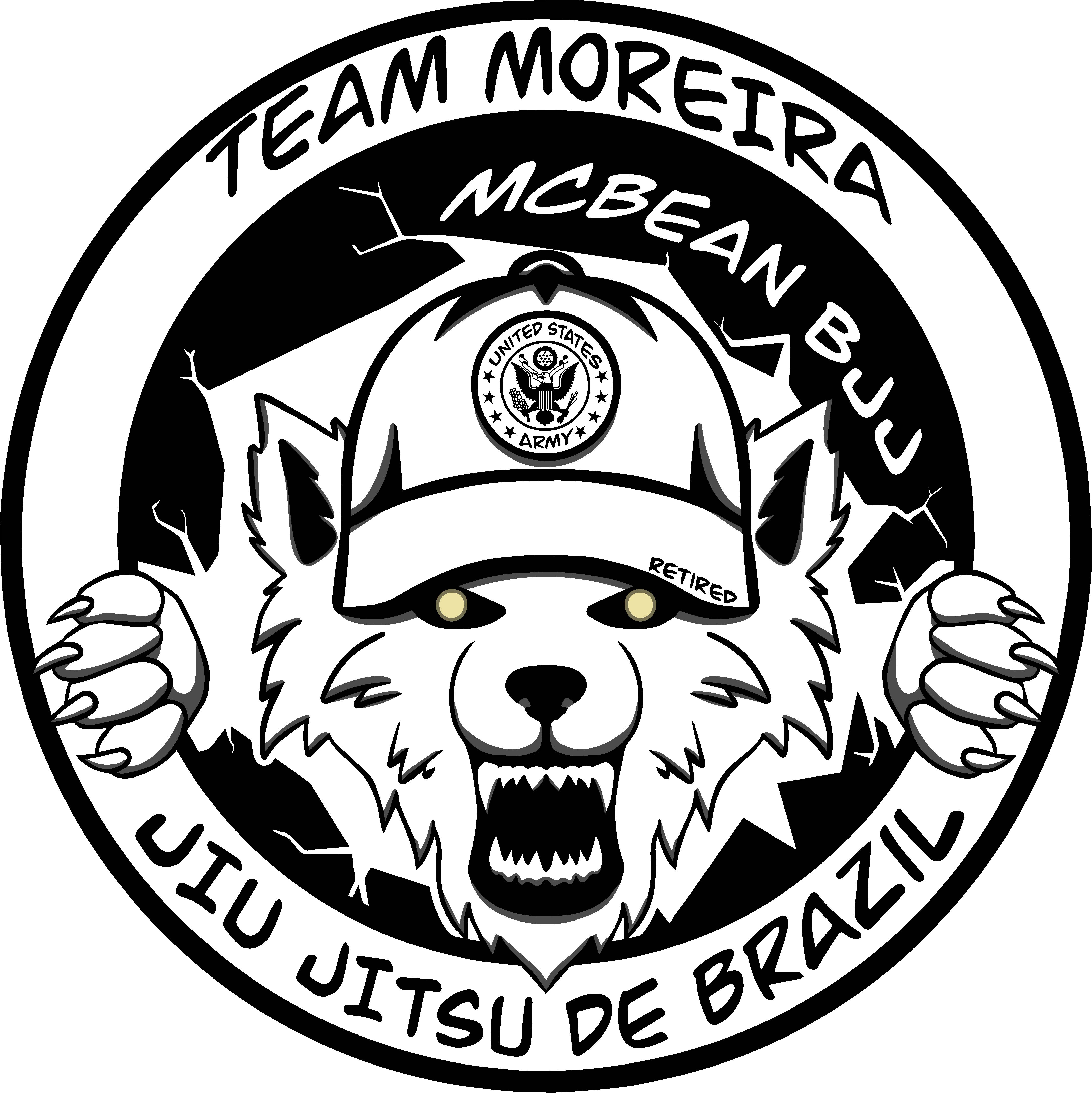 McBean Logo. Black and white.