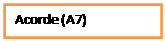 Cuadro de texto: Acorde (A7)