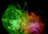 time lapse with light sticks
