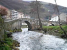 Puente Romano en la confluencia de los rios Lui�a y Narcea.