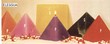Pir�mides de color macizas