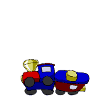 En tren