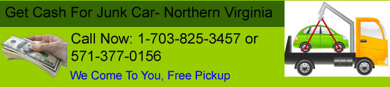 Sell My Junk Car in Northern Virginia, Woodbridge VA