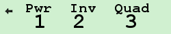 Press "1" for Power Regression, "2" for Inverse, "3" for Quadratic, "<-" for Previous Page.