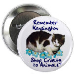 Button: Remember Kensington, Stop Cruelty to Animals