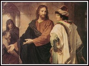 Christ and the Rich Young Ruler, by Hofmann