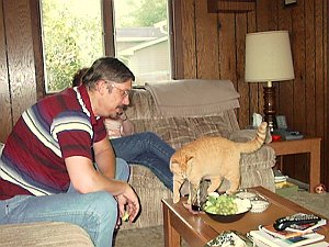 Gus checks it out