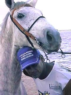 maneco e o seu cavalo Eros