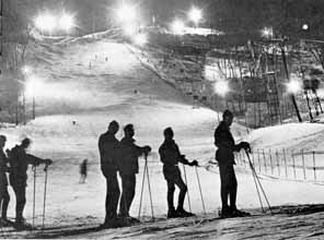 Nighttime Skiing: