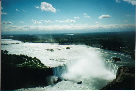 Falls superior view - photo taken from Skylon tower: