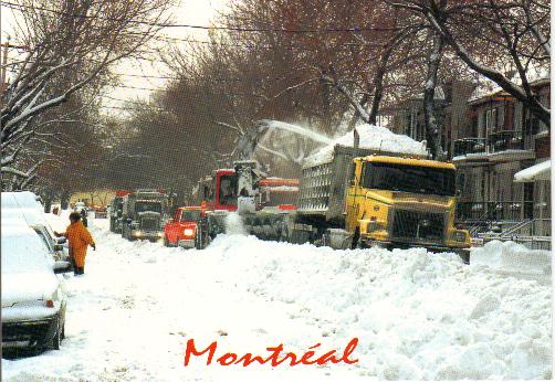 Winter in Montreal: