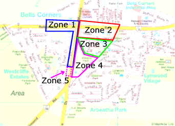 Audit Zone Map