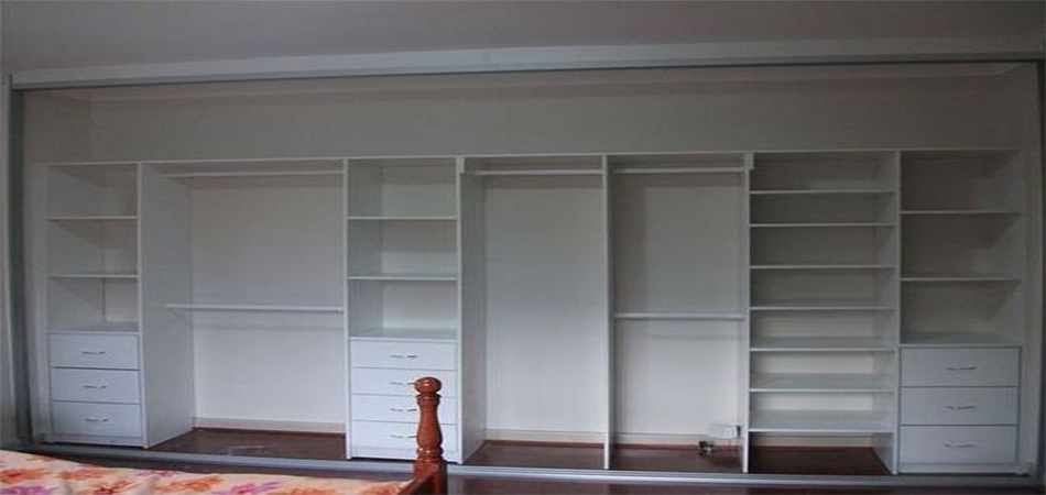 Interior de closet melamina blanca