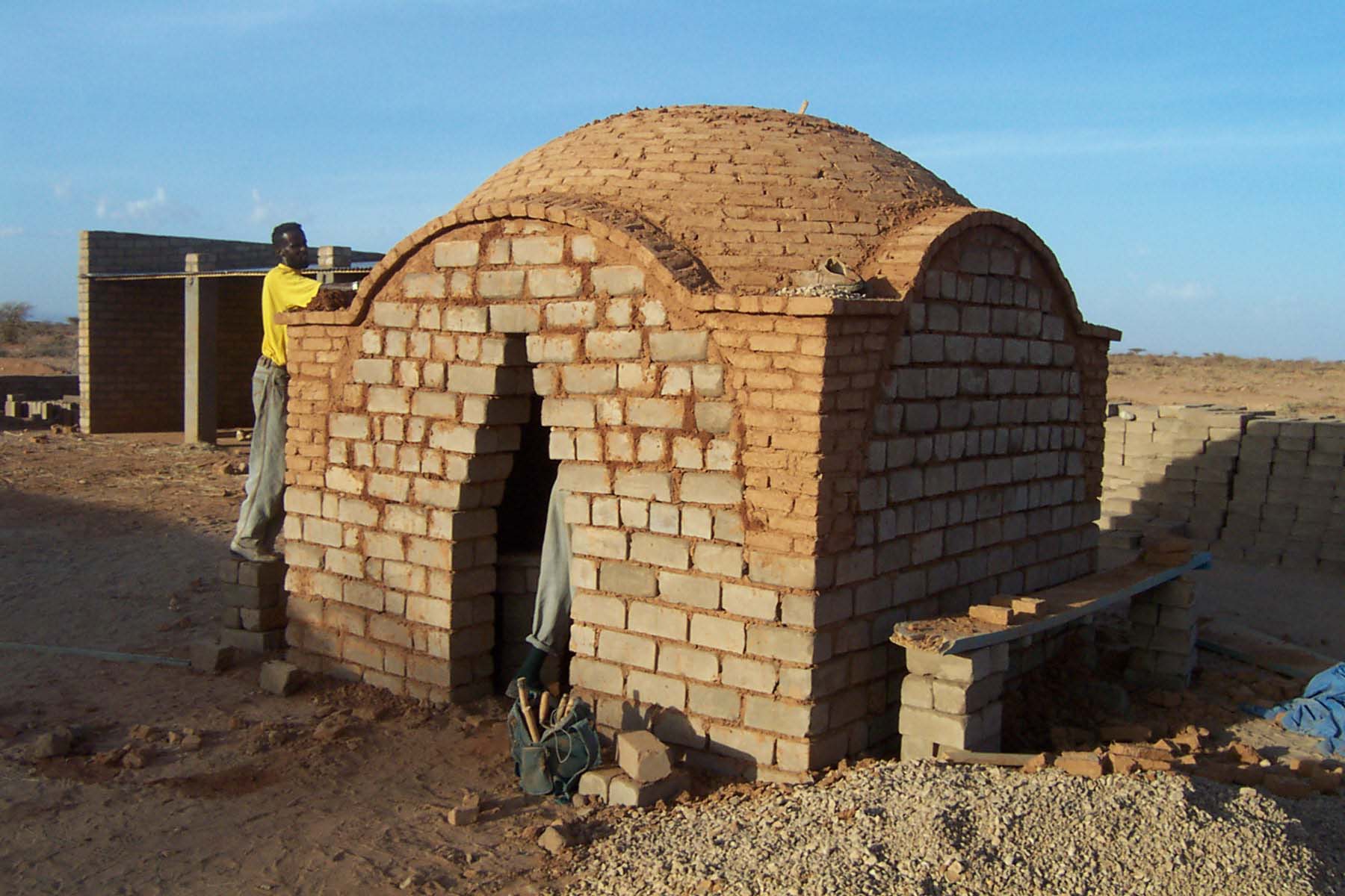 Minidome under construction