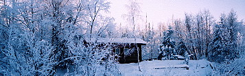 Cabin on Otter lake on Ft Richardson Alaska
