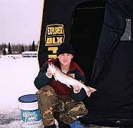 Long wait but I finally bagged a Char 21inches Big Lake Alaska