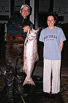 37 pound King Salmon I caught out of Ship creek length 44inches Girth was 26 inches.