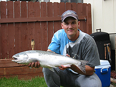 Coho Salmon from Ship Creek Downtown Anchorage 5 August 2002