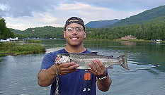 Pag with a 20.5 inch Rainbow from Lower Fire lake